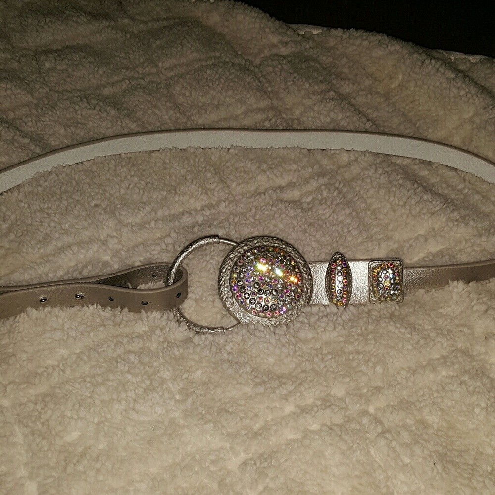 Beautiful Bling Leather Belt